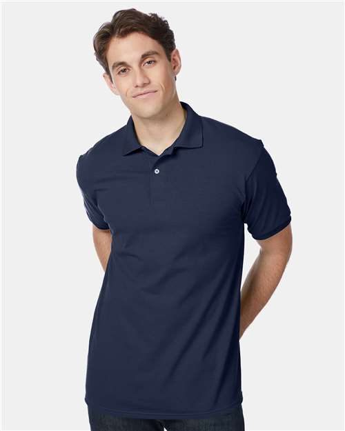 Hanes 054X - Unisex EcoSmart® Jersey Polo Hanes