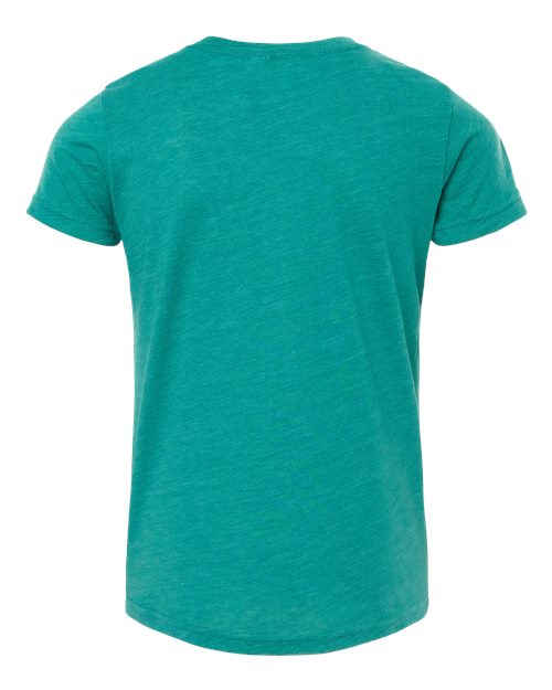 BELLA + CANVAS 3413Y - Youth Triblend Tee - Teal Triblend