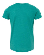 BELLA + CANVAS 3413Y - Youth Triblend Tee - Teal Triblend