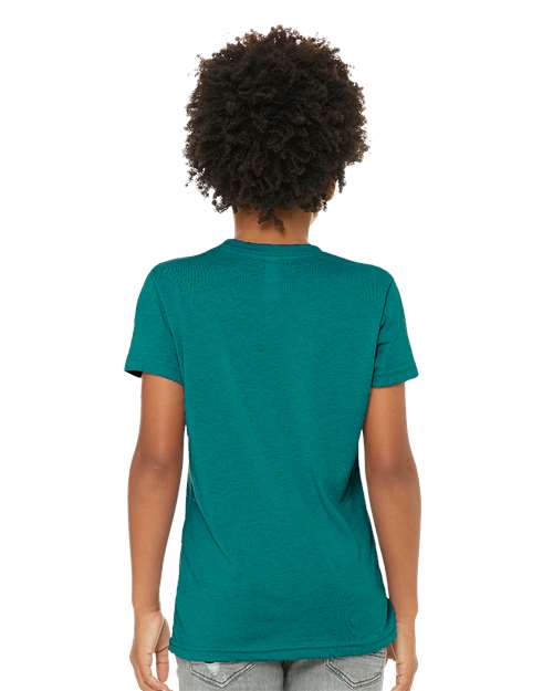 BELLA + CANVAS 3413Y - Youth Triblend Tee - Teal Triblend