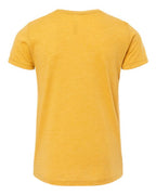 BELLA + CANVAS 3413Y - Youth Triblend Tee - Mustard Triblend