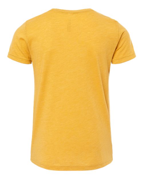 BELLA + CANVAS 3413Y - Youth Triblend Tee - Mustard Triblend