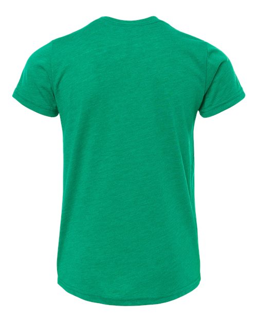 BELLA + CANVAS 3413Y - Youth Triblend Tee - Kelly Triblend