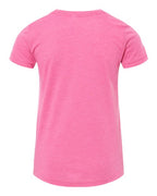 BELLA + CANVAS 3413Y - Youth Triblend Tee - Charity Pink Triblend