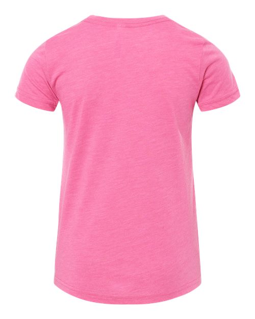 BELLA + CANVAS 3413Y - Youth Triblend Tee - Charity Pink Triblend