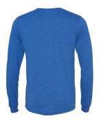 BELLA + CANVAS 3513 - Unisex Triblend Long Sleeve Tee - True Royal Triblend
