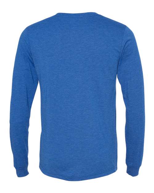 BELLA + CANVAS 3513 - Unisex Triblend Long Sleeve Tee - True Royal Triblend