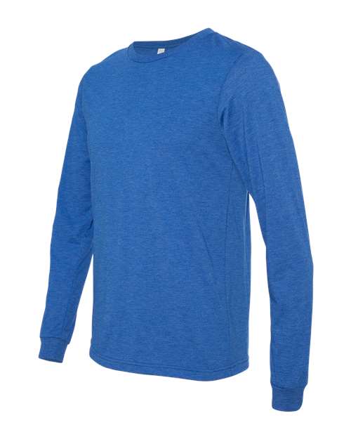 BELLA + CANVAS 3513 - Unisex Triblend Long Sleeve Tee - True Royal Triblend