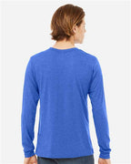 BELLA + CANVAS 3513 - Unisex Triblend Long Sleeve Tee - True Royal Triblend