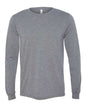 BELLA + CANVAS 3513 - Unisex Triblend Long Sleeve Tee - Grey Triblend