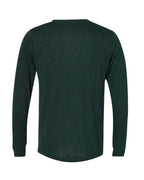BELLA + CANVAS 3513 - Unisex Triblend Long Sleeve Tee - Emerald Triblend