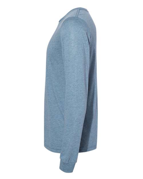 BELLA + CANVAS 3513 - Unisex Triblend Long Sleeve Tee - Denim Triblend
