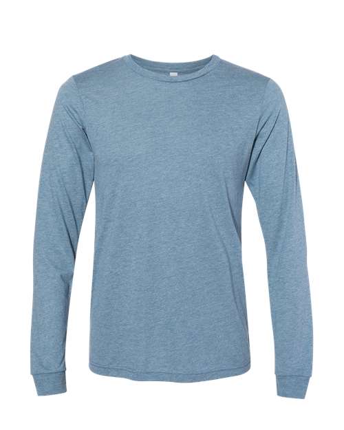 BELLA + CANVAS 3513 - Unisex Triblend Long Sleeve Tee - Denim Triblend