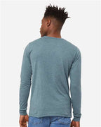 BELLA + CANVAS 3513 - Unisex Triblend Long Sleeve Tee - Denim Triblend