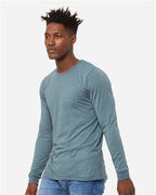 BELLA + CANVAS 3513 - Unisex Triblend Long Sleeve Tee - Denim Triblend