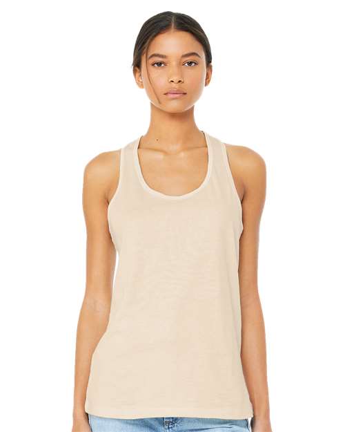 BELLA + CANVAS 6008 - Women's Jersey Racerback Tank - Natural