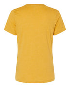 BELLA + CANVAS 6400CVC - Womens Relaxed Fit Heather CVC Tee - Heather Mustard