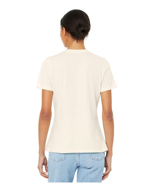 BELLA + CANVAS 6400CVC - Womens Relaxed Fit Heather CVC Tee - Heather Natural