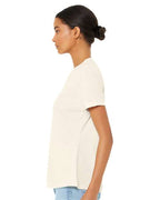 BELLA + CANVAS 6400CVC - Womens Relaxed Fit Heather CVC Tee - Heather Natural