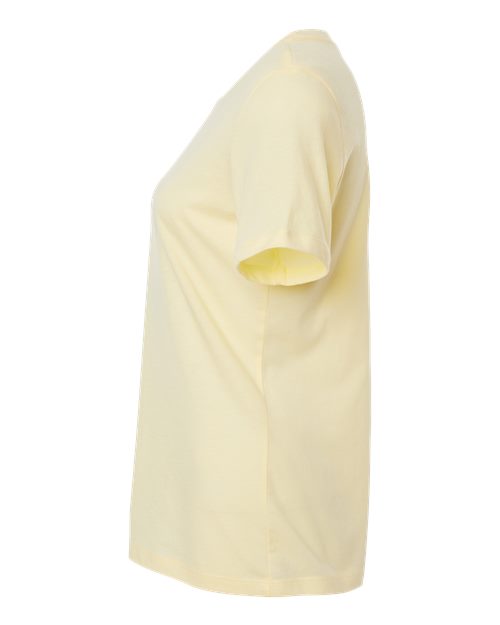 BELLA + CANVAS 6400CVC - Womens Relaxed Fit Heather CVC Tee - Heather French Vanilla