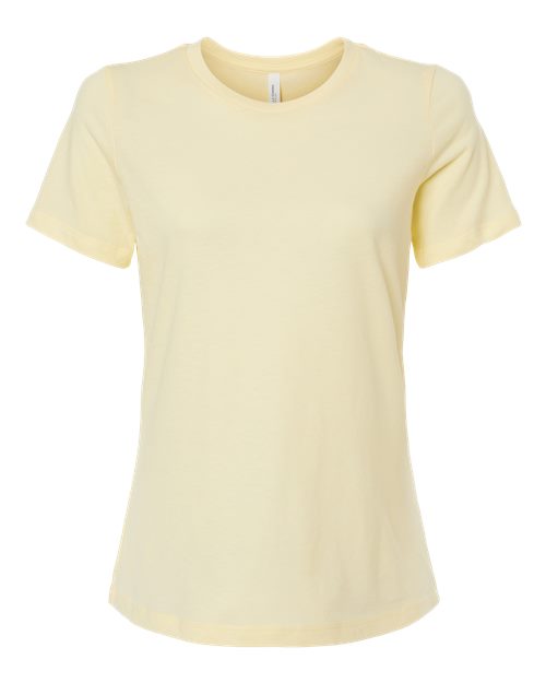 BELLA + CANVAS 6400CVC - Womens Relaxed Fit Heather CVC Tee - Heather French Vanilla