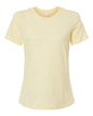 BELLA + CANVAS 6400CVC - Womens Relaxed Fit Heather CVC Tee - Heather French Vanilla
