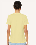 BELLA + CANVAS 6400CVC - Womens Relaxed Fit Heather CVC Tee - Heather French Vanilla