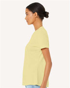 BELLA + CANVAS 6400CVC - Womens Relaxed Fit Heather CVC Tee - Heather French Vanilla