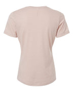 BELLA + CANVAS 6400CVC - Womens Relaxed Fit Heather CVC Tee - Heather Pink Gravel
