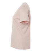 BELLA + CANVAS 6400CVC - Womens Relaxed Fit Heather CVC Tee - Heather Pink Gravel