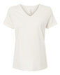 BELLA + CANVAS 6405 - Womens Relaxed Jersey V-Neck Tee - Vintage White