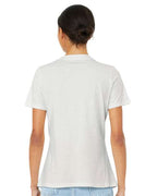 BELLA + CANVAS 6405 - Womens Relaxed Jersey V-Neck Tee - Vintage White