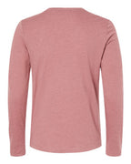 BELLA + CANVAS 6500 - Womens Jersey Long Sleeve Tee - Heather Mauve
