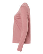 BELLA + CANVAS 6500 - Womens Jersey Long Sleeve Tee - Heather Mauve