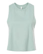 BELLA + CANVAS 6682 - Women's Racerback Crop Tank - Heather Dusty Blue