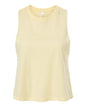 BELLA + CANVAS 6682 - Women's Racerback Crop Tank - Heather French Vanilla