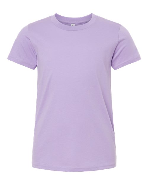 BELLA + CANVAS 3001Y - Youth Jersey Tee - Dark Lavender