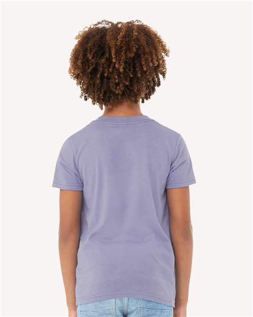 BELLA + CANVAS 3001Y - Youth Jersey Tee - Dark Lavender