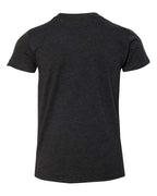 BELLA + CANVAS 3001YCVC - Youth CVC Jersey Tee - Black Heather
