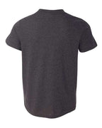 BELLA + CANVAS 3001YCVC - Youth CVC Jersey Tee - Dark Grey Heather