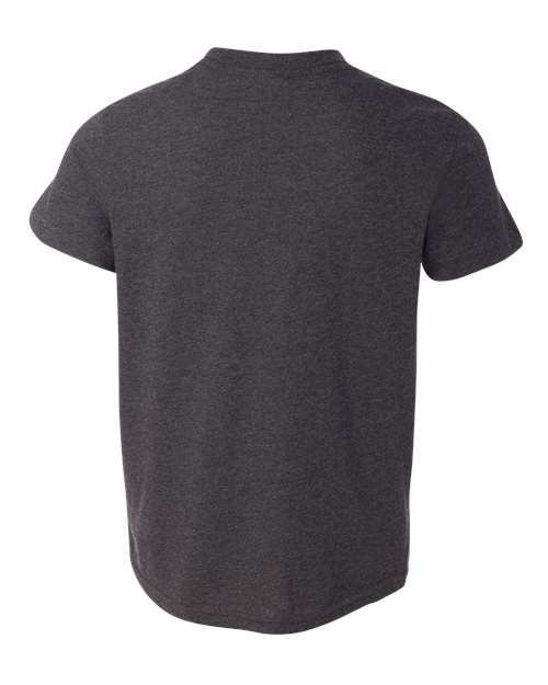 BELLA + CANVAS 3001YCVC - Youth CVC Jersey Tee - Dark Grey Heather