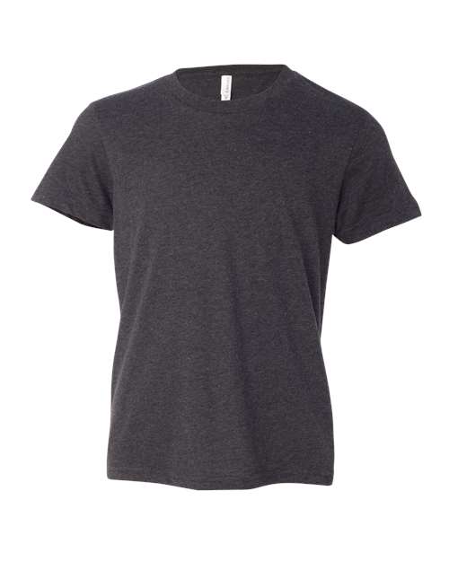 BELLA + CANVAS 3001YCVC - Youth CVC Jersey Tee - Dark Grey Heather