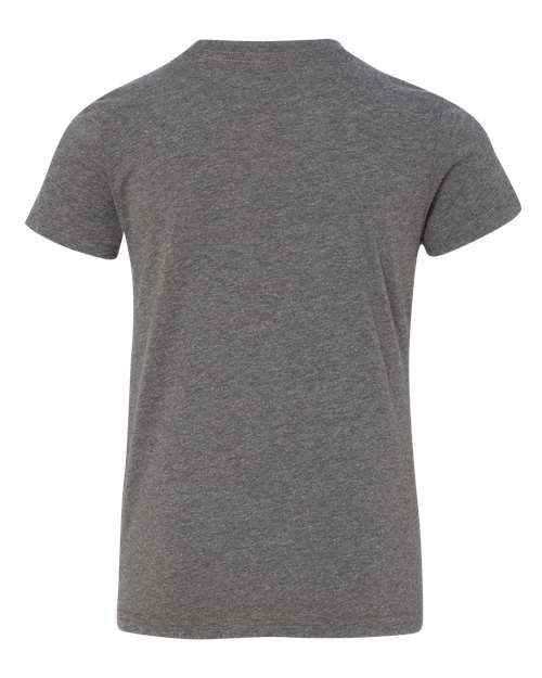 BELLA + CANVAS 3001YCVC - Youth CVC Jersey Tee - Deep Heather