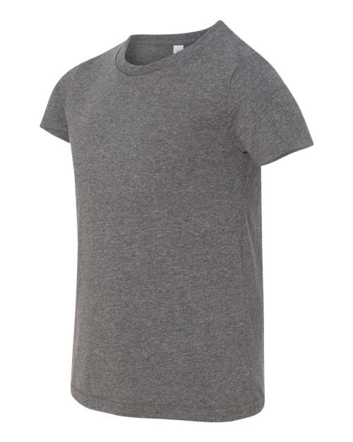 BELLA + CANVAS 3001YCVC - Youth CVC Jersey Tee - Deep Heather