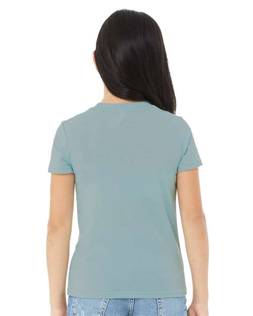 BELLA + CANVAS 3001YCVC - Youth CVC Jersey Tee - Heather Blue Lagoon