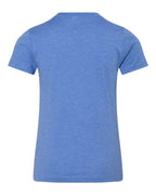 BELLA + CANVAS 3001YCVC - Youth CVC Jersey Tee - Heather Columbia Blue
