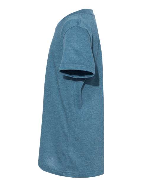 BELLA + CANVAS 3001YCVC - Youth CVC Jersey Tee - Heather Deep Teal