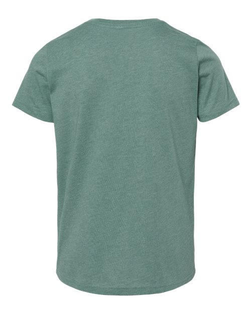 BELLA + CANVAS 3001YCVC - Youth CVC Jersey Tee - Heather Dusty Blue