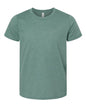 BELLA + CANVAS 3001YCVC - Youth CVC Jersey Tee - Heather Dusty Blue