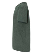 BELLA + CANVAS 3001YCVC - Youth CVC Jersey Tee - Heather Forest